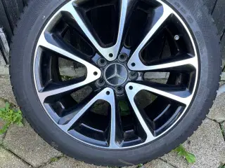 Mercedes fælge med vinterdæk 
