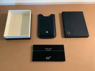 Etui Montblanc Meisterstuck Black Leather holder