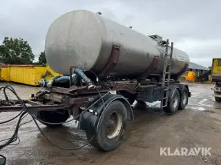 Tankanhænger HFR P240 rustfri tank