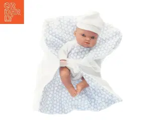 Babydukke med tæppe (str. 20 cm)
