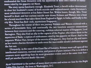 sherlock holmes and the giant rat of sumatra, by a