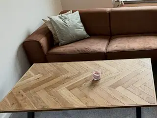 Sildebens sofabord i egetræ