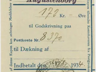 Augustenborg. Brotypestempel