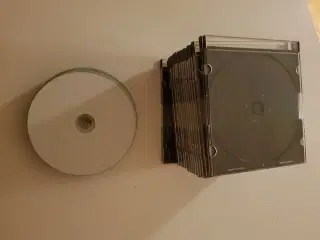 CD/DVD kassetter 20stk & CD-R skiver 15stk