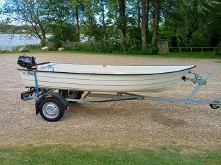 Jolle med trailer