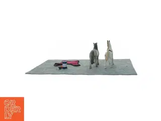 nye schleich Heste,  sæt med dækken (str. 9 x 3 1 11 Og 13 x 3 x 10)