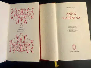 Roman Anna Karenina af russsk klassiker L. Tolstoj