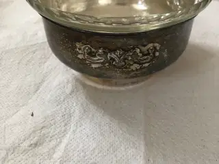 Lille plet sølv skål
