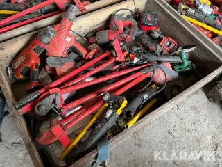 Håndværktøj Hilti/Milwaukee/Rems - 1 palle