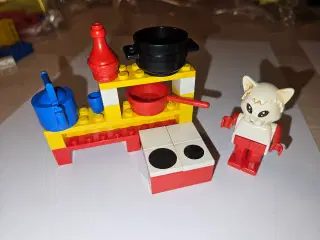 lego fabuland 3795 cathy cat køkken