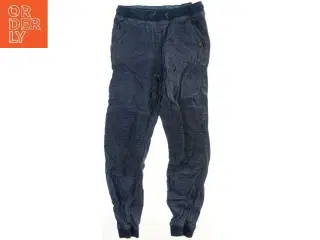Blå sweatpants med lommer og elastik fra H&M (str. 140)