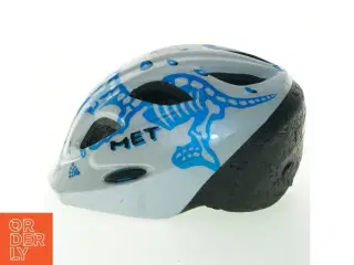 Børne cykelhjelm med dinosaurmotiv fra Met (str. 46-53 cm)
