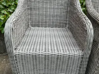 Havestole i polyrattan
