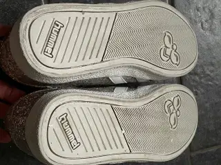 Hummel sneakers med sølv str. 37