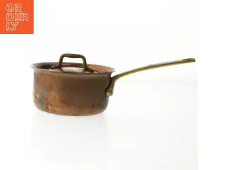 Kobbersaucegryde med låg (str. Ø 14 cm)