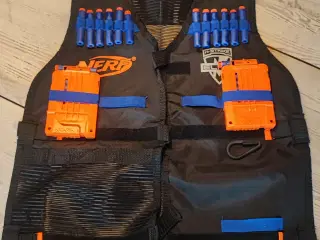 Nerf vest med patronhylstre