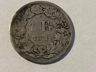 1 Franc Switzerland 1875