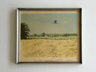 Johannes Larsen, flyvende stork
