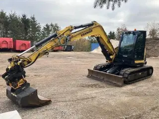 Yanmar SV100 aftageligt rotortil  kun 400 timer