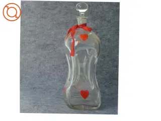 Karaffel, klukflaske til julesnaps (str. 28 x 9 cm)