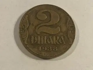 2 Dinara 1938 Yugoslavia