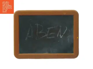 Lille tavle med træramme (str. 17x13,5 cm)