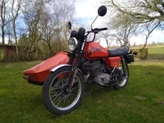 MZ ETZ 250 med sidevogn