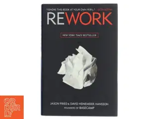 Rework af Jason Fried (Bog)
