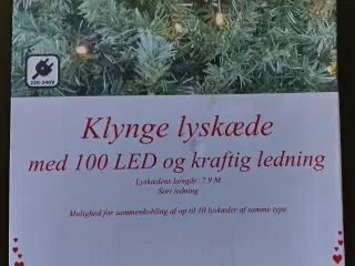 Klynge Lyskæde 100 LED