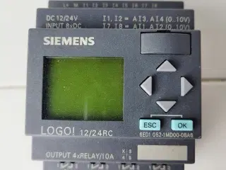 Siemens Logo 12/24RC er et kompakt og nemt PLC-sys