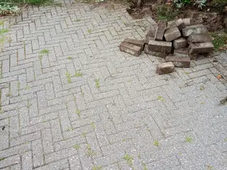 Brugte belægningssten bortgives