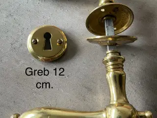 Messing dørgreb til indendørs