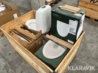 Gulvstående toilettet og håndvaske Laufen Og Ifö