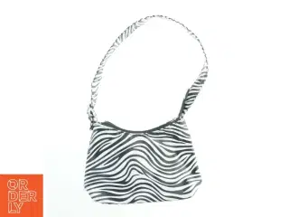 Taske med zebra-striber fra Daniel Silfen (str. 25x15 cm)