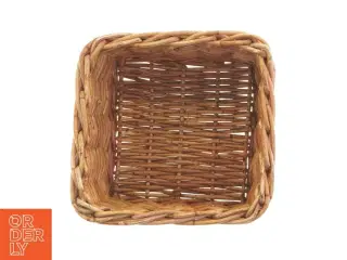 Kraftig Flettet kurv (str. 25 x 24 x 14 cm)