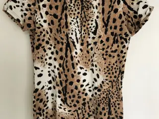 BLUSE med dyreprint