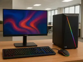 Gamer E-sport workstation maskine komplet sæt