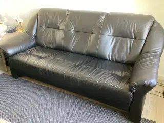 Lædersofaer 2 og 3 personers