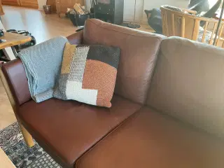 Læder sofa gruppe 2 og 3 personer