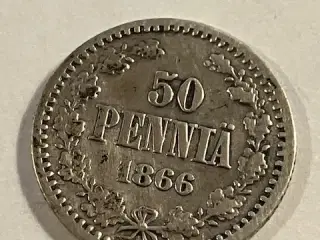 50 Pennia 1866 Finland