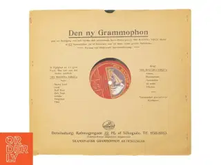 Gammel Grammofonplade (str. 33 x 29 cm)