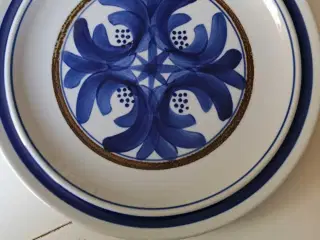 Yamato/blå almue tallerken