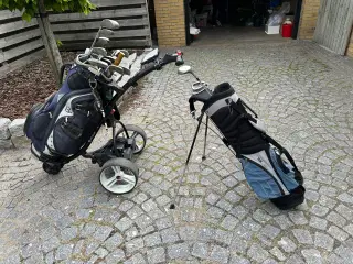 Golfvogn Motocaddy Med Litiumbatteri.