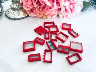 Vinduer Lego rød 
