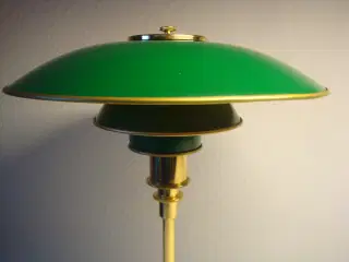 PH 3/2 bordlampe messing & grønne skærme