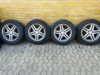 Skoda WW audi alu fælge med vinterdæk