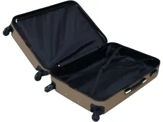 Hardcase-kuffert ABS brun
