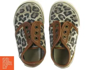 Leopardmønstrede slip-on sneakers fra Vans (str. 22)