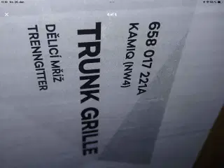 Skoda kamiq  dørtrinsbeskytter og hundegitter