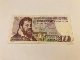 100 Cent Francs Belgium 1974
